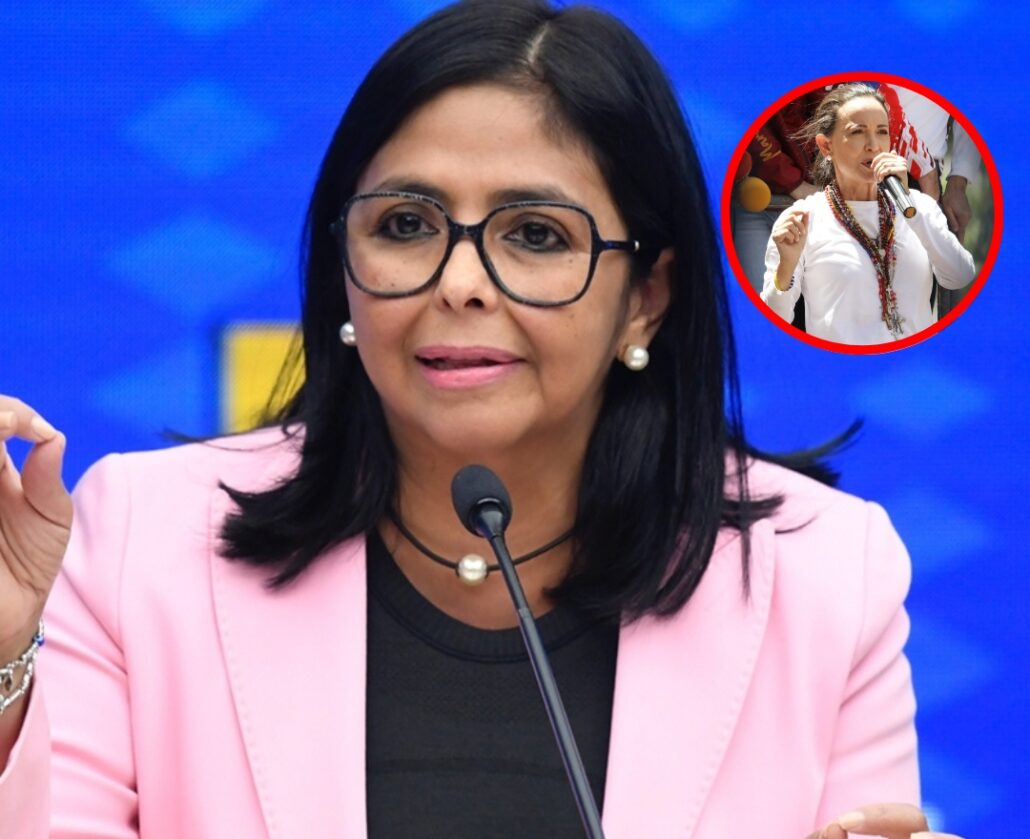 La vicepresidenta de Venezuela llama "farsante" y "mosquita muerta"