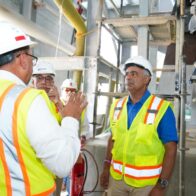 Joel Santos supervisa avances de trabajos de Central Térmica Manzanillo Power Land