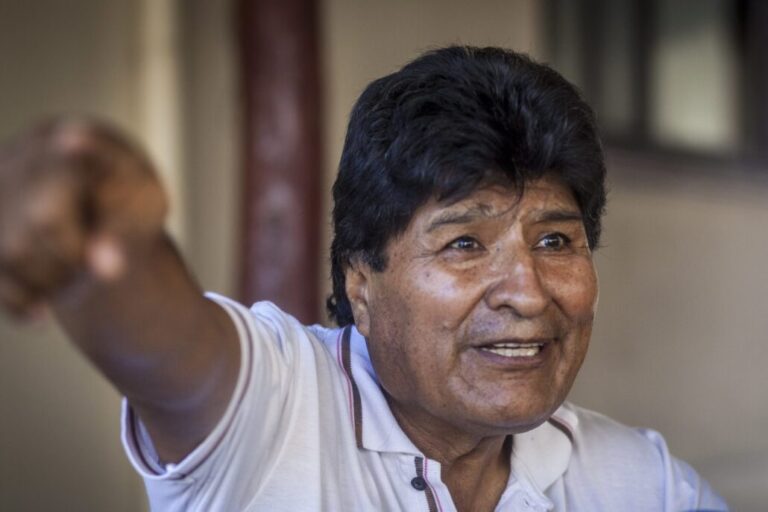Evo Morales responsabiliza a Arce por "cualquier acto de violencia"