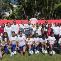 Alcaldía DN devela mural de la Copa Mundial Femenina Sub-17 FIFA