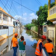 Intensas lluvias provocan inundaciones en Santiago
