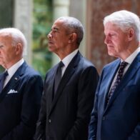 Biden se reencuentra con Obama y Pelosi