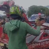 Muere aplastado hombre en un accidente de tránsito en la autopista Juaquin Balaguer en Santiago