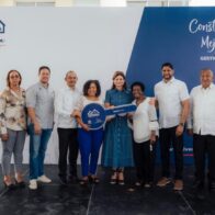Vicepresidenta Peña y ministro Bonilla entregan 12 nuevas viviendas a familias de San Cristóbal