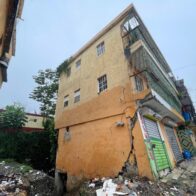 Ciudadanos temen colapso de edificio en el km 13