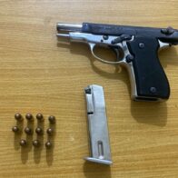 PN recupera pistola robada en Santiago