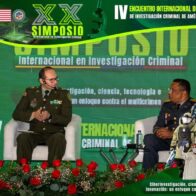 Comisión de la Policía Nacional participa en el XX Simposio Internacional en Investigación Criminal en Colombia