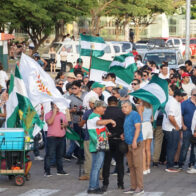 Ciudadanos protestan en las calles de la mayor región de Bolivia por la crisis económica