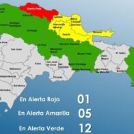 Comunidades de Puerta Plata se mantienen incomunicadas debido a fuertes lluvias