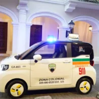 DIGESETT incorpora vehículo eléctrico para la seguridad vial en la Zona Colonial