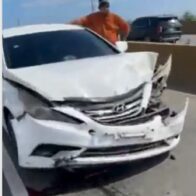 Accidente múltiples en la autopista Las Américas; hay varios heridos 