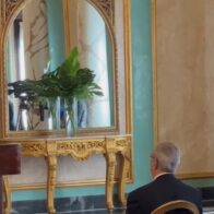Inicia acto de apoyo a la democracia venezolana en el Palacio Nacional