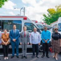 China dona 150 ambulancias a las autoridades dominicanas