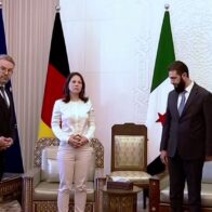 Los ministros de Exteriores de Francia y Alemania se reunieron con el líder del nuevo gobierno sirio