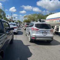 Reportan congestión vehicular en Azua por retorno masivo tras Semana Santa