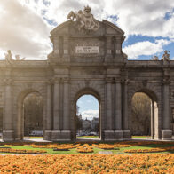 Puerta de Alcalá en Madrid, España