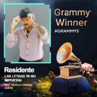 Residente ha sido galardonado al GRAMMY al “Mejor Álbum de Música Urbana” en la 67 edición de los premios GRAMMY.