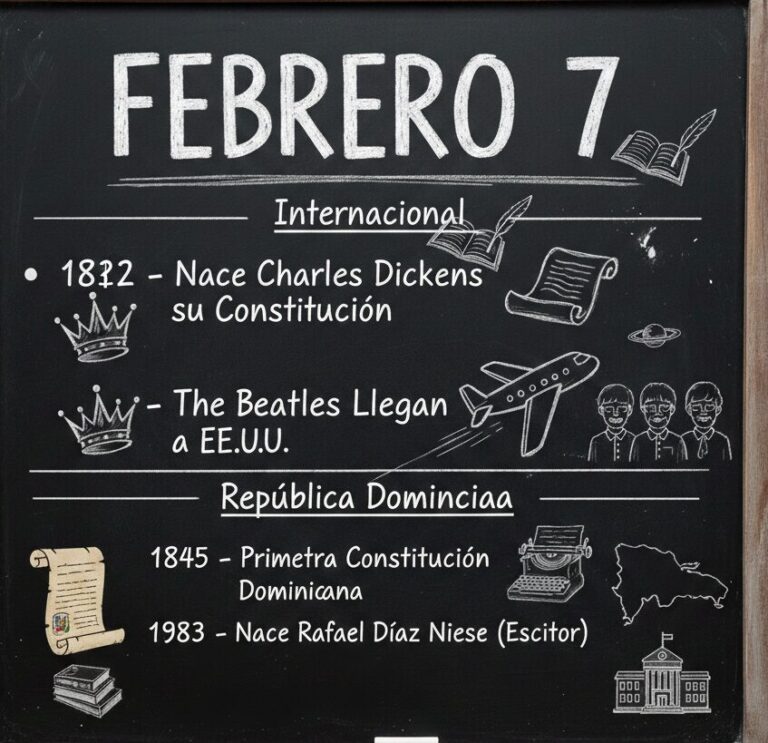 Efemérides del 07 de febrero