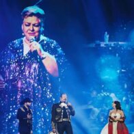 Los Aguilar”, interpretaron dos de sus famosas canciones: ‘Me Saludas a la Tuya’, y ‘Tres Veces te Engañé’.