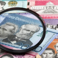Billetes dominicanos.