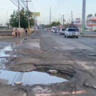 Deterioro en avenida Charles de Gaulle causa tapones en Santo Domingo Norte