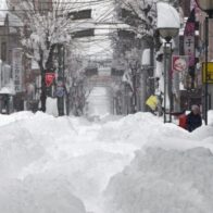 Doce muertos y 158 heridos por las fuertes nevadas en Japón