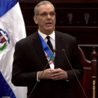 Presidente Luis Abinader durante su rendición de cuentas.