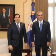 Luis Abinader recibe en su Despacho al secretario de Estado de EEUU, Marco Rubio