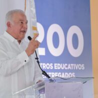 Inauguración de escuela en San Cristóbal es encabezada por el Ministro Andrés Bautista