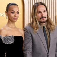 Zoe Saldaña y su esposo deslumbran a su llegada a la alfombra de los SAG Awards