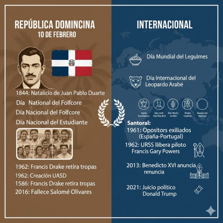 Efemérides del 10 de febrero