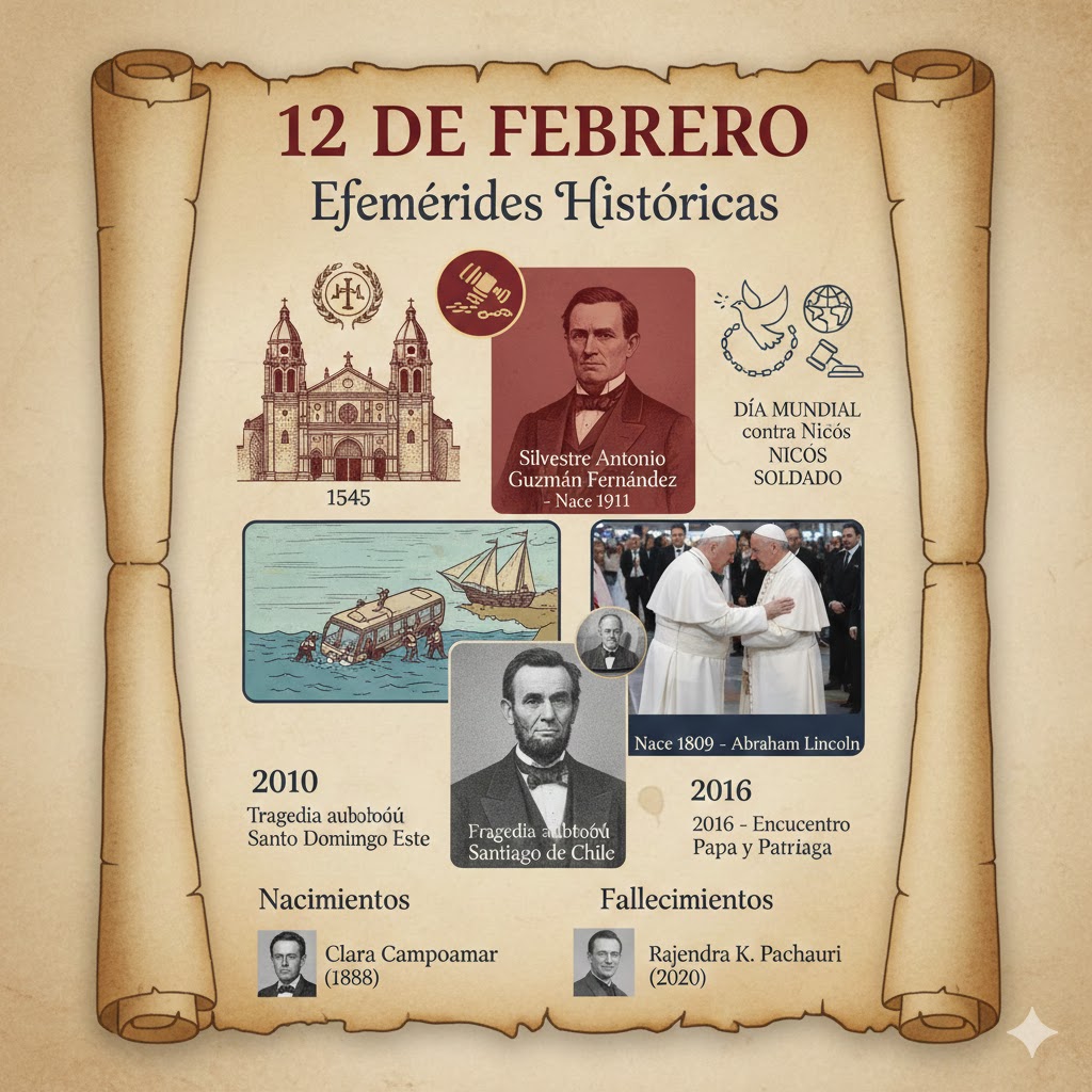 Efemérides del 12 de febrero