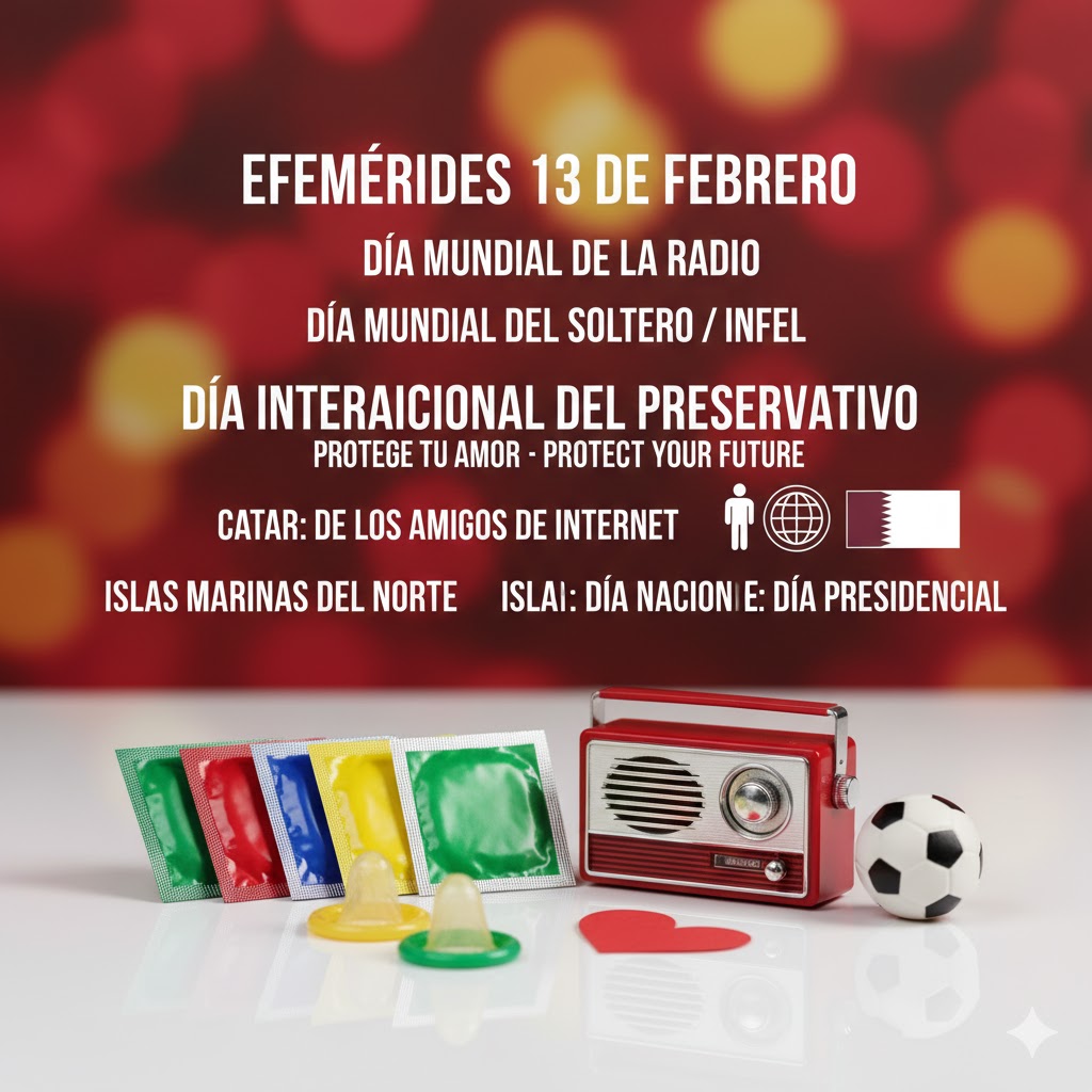 Efemérides del 13 de febrero
