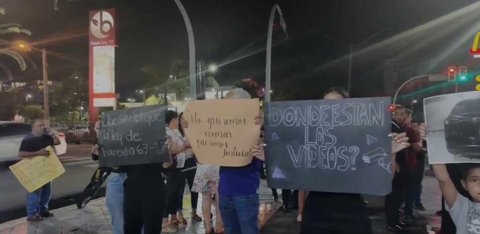 Familiares de afectados por accidentes de tránsito realizan vigilia en busca de justicia