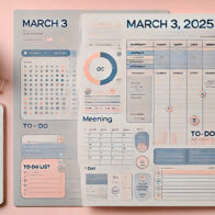 Agenda del día: lunes 3 de marzo del 2025