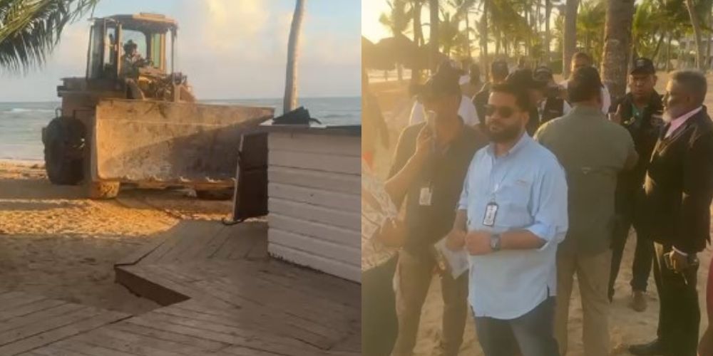Residentes del residencial playa Palmera denuncian intento de demolición arbitraria por parte del Ministerio de Medio Ambiente
