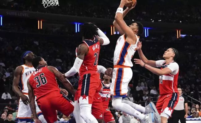 Karl-Anthony Towns lidera victoria de los Knicks con 31 puntos ante los Wizards