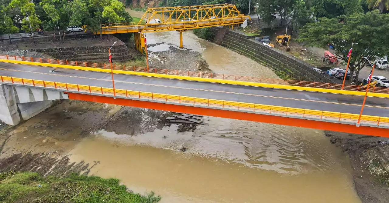 Obras Públicas cerrará el puente sobre el río Camú en La Vega por trabajos de reparación 