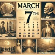Efemérides del 7 de marzo: ¿qué pasó un día como hoy?