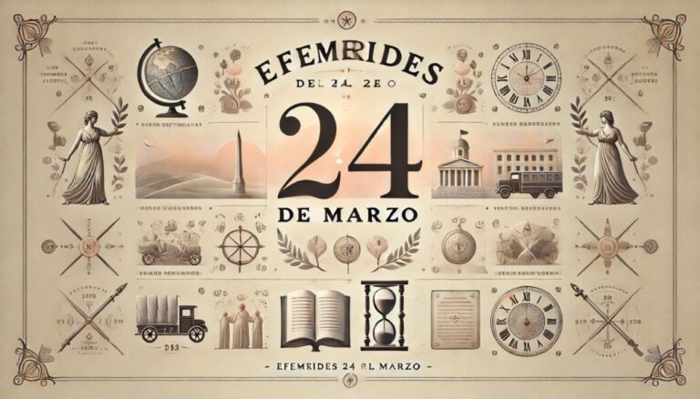 Efemérides del 24 de marzo: ¿qué pasó un día como hoy?
