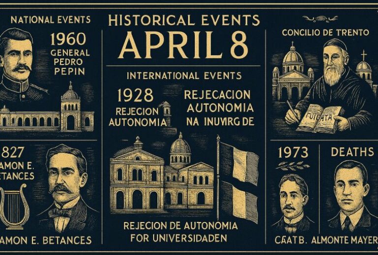 Efemérides del 08 de abril: ¿Qué pasó un día como hoy?