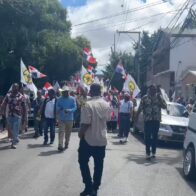 Gremios del transporte marchan en respaldo a medidas migratorias