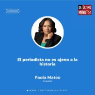 El periodista no es ajeno a la historia