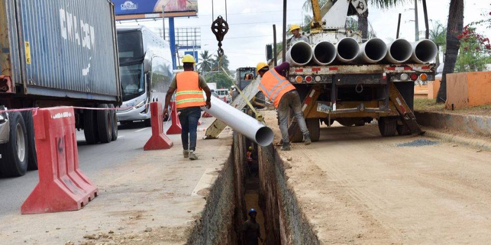 CAASD avanza a buen ritmo trabajos de alcantarillado sanitario localidades de SDE