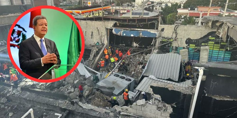 Leonel Fernández muestra consternación por tragedia ocurrida en la discoteca Jet Set