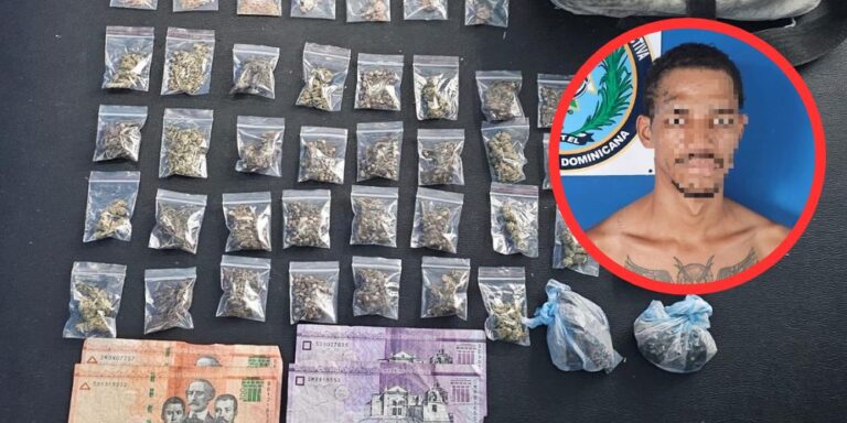 Dintel ocupa drogas y apresa a dos personas durante operativos en SDN