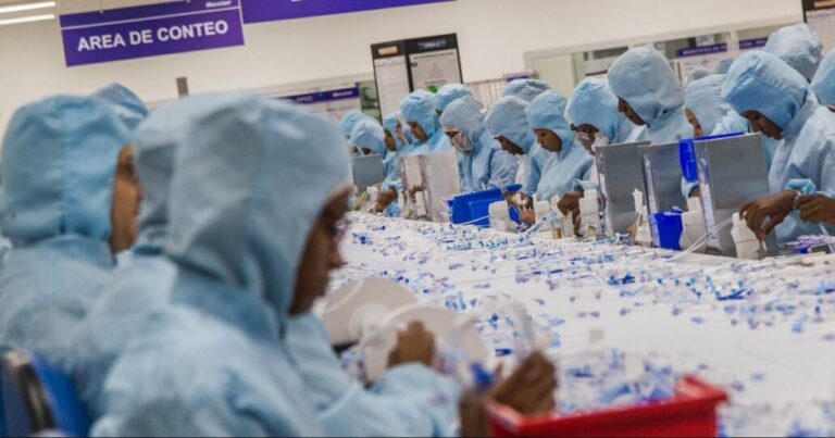Manufactura de dispositivos médicos.