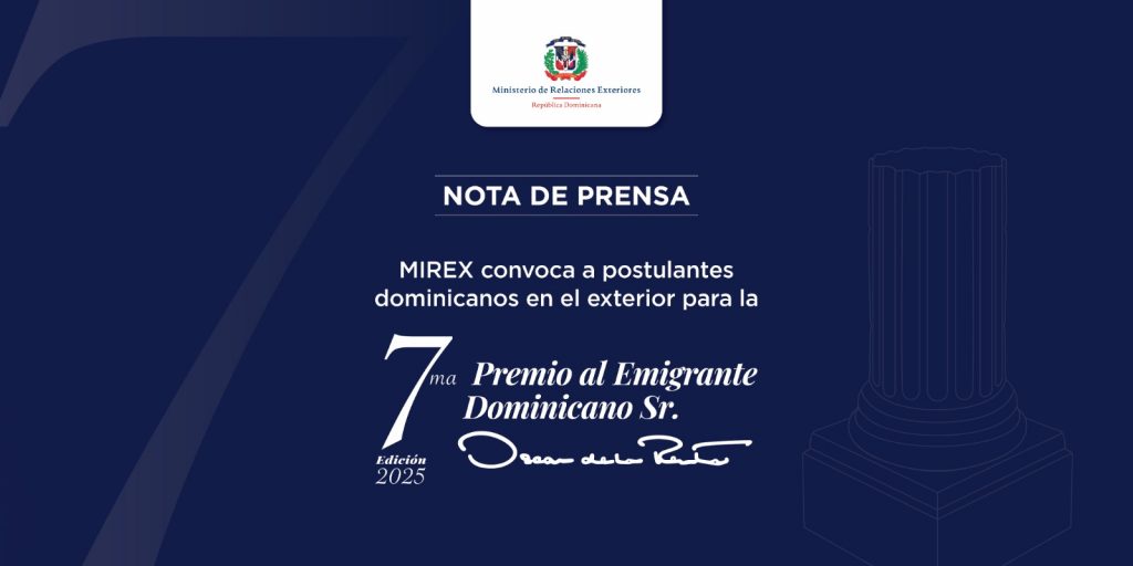 MIREX convoca a postulantes a 7ma. edición del Premio Oscar de la Renta