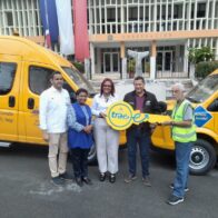 Llegan Primeros Autobuses del Sistema Nacional de Transporte Escolar a Samaná