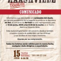 Reprograman concierto Ha-Ash para junio